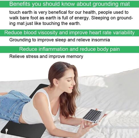 WAUZOBLE Grounding Pad, Grounding Sleep Pad, Grounding Foot Pad, Reconnecting The Earth, Restoring Energy, Relieving Pain, Improving Sleep, and Working Better in Kuwait