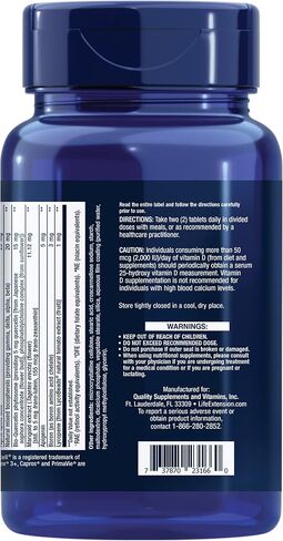 Life Extension Two-Per-Day Multivitamin - for Heart, Brain, Blood Vessel & Cellular Health – Essential Vitamins & Minerals for Well-Being - Two Per Day - Gluten-Free – Non-GMO – 60 Capsules in Saudi Arabia