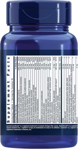 Life Extension Two-Per-Day Multivitamin - for Heart, Brain, Blood Vessel & Cellular Health – Essential Vitamins & Minerals for Well-Being - Two Per Day - Gluten-Free – Non-GMO – 60 Capsules in Saudi Arabia