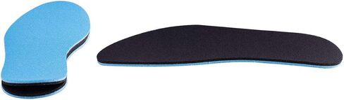 2 Pairs Breathable Insoles, Super-Soft, Sweat-Absorbent, Double-Colored and Double-Layered Shoe Inserts of Foam That Fit in Any Shoes (Blue/Black, 5-6.5 Women/4-5.5 Men) in Saudi Arabia