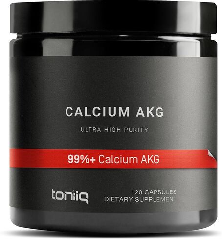 1800mg Ultra High Purity Ca AKG Supplement - 99%+ Highly Purified and Bioavailable Calcium Alpha-Ketoglutarate - Third-Party Tested - Calcium AKG Longevity Supplement - 120 Ca-AKG Vegetarian Capsules in Saudi Arabia