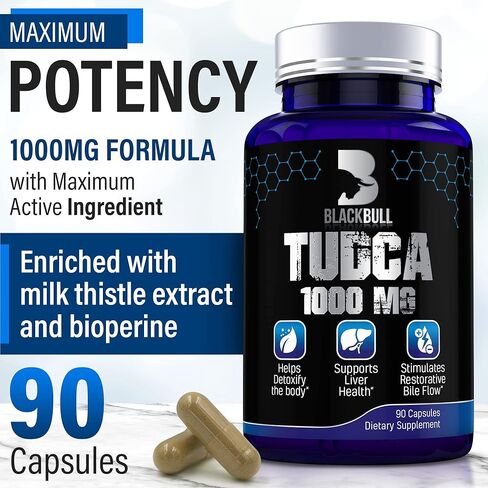 بلاكبول تودكا 1000 مجم 90 كبسولة مع مكمل التخلص من سموم الكبد من الحليب الشوك - تطهير الكبد من السموم وإصلاح الصحة - مكملات تودكا ملح الكبد - تجديد الكبد - صحة الكبد - مكملات تودكا in Kuwait