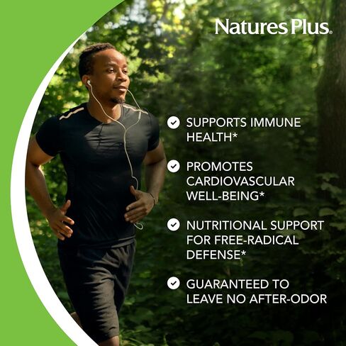 NaturesPlus Ultra Garlite، إطلاق مستدام - 1000 مجم - 90 قرص نباتي (90 وجبة) in Saudi Arabia