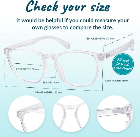 نظارات كمبيوتر من Zenni Blokz زرقاء تحجب الضوء in Kuwait