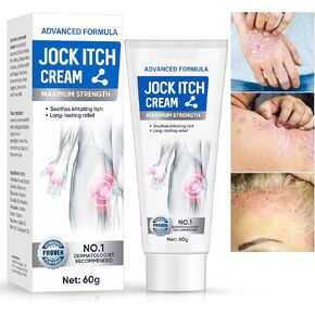 iTecFreely Jock Itch Cream, Powerful & Fast Jock Itch Cream, Jock Itch Treatment Extra Strength for Men & Women, Tinea Corporis, Itch Cream- 60g in Kuwait