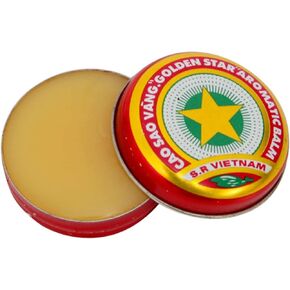 Cao Sao Vang 3 X New Golden Star Balm Vietnam 3g Each/9g Total (Natural) in Saudi Arabia