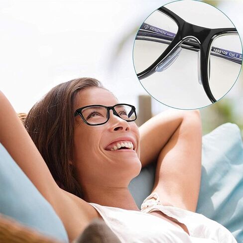 12 زوجًا من وسادات الأنف المصنوعة من النظارات، وسادات الأنف الشفافة المضادة للانزلاق، للصق على وسادات الأنف من السيليكون الناعم المضاد للانزلاق للنظارات الشمسية (شفاف، 2 مم) in Kuwait