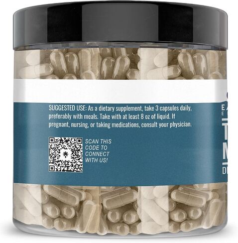 Earthborn Elements Turkey Tail Mushroom 200 Capsules, Pure & Undiluted, No Additives in Saudi Arabia