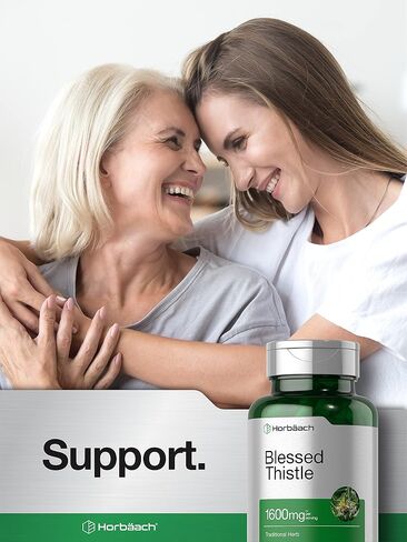 Blessed Thistle 1600 mg | 150 Capsules | Max Potency | Non-GMO, Gluten Free Herb Supplement | by Horbaach in Saudi Arabia