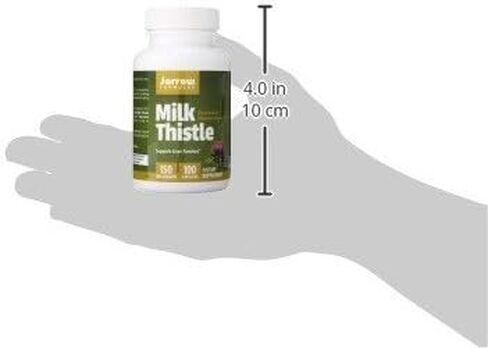Jarrow Formulas Milk Thistle 150 mg - 100 Veggie Capsules - Antioxidant Supporting Immune Response, Liver Function & Glutathione - Up to 100 Servings (Packaging May Vary) in Saudi Arabia