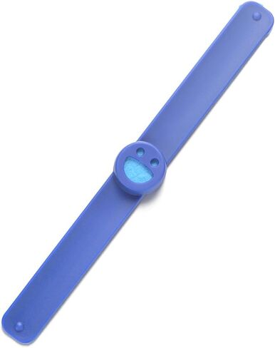Kids Essential Oil Diffuser Bracelets Kit,4-pack Eco-friendly Silicone Wristbands,with 20 Felt Refill Pads,Aromatherapy Slap Bracelets for Girls Boys Women in Saudi Arabia
