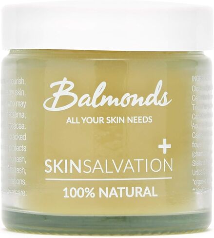 Balmonds Skin Salvation 2.1 fl oz (60 ml) - Salve for Dry, Rough & Sensitive Skin – All-Purpose Intensive Moisturizer with Calendula, Hemp & Beeswax – 100% Natural Balm & Cruelty Free in Saudi Arabia