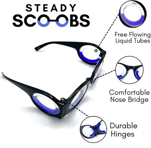 نظارات واقية من دوار الحركة من ستيدي سكوبس، نظارات ممتازة للسيارة خفيفة الوزن للغاية، تستخدم لجميع الاعمار، نظارات دوار الحركة، حماية جديدة للعدسة، لاغراض السفر، نظارات تخفيف الغثيان in Kuwait