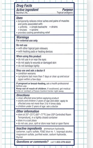Mineral Ice Therapeutic Pain Relieving Gel, 16 Ounce, Blue, 1 Pound (Pack of 1) (F26083) in Saudi Arabia