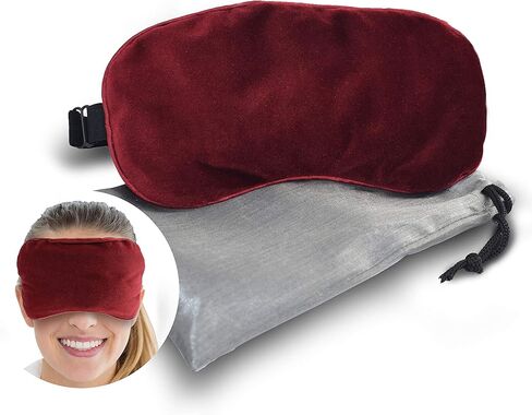 قناع العين المخملي | يُنشّط في الميكروويف الحراري فائق النعومة - قابل لإعادة الاستخدام in Kuwait