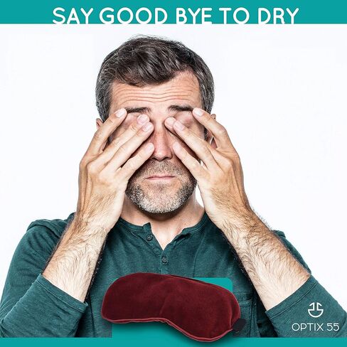 قناع العين المخملي | يُنشّط في الميكروويف الحراري فائق النعومة - قابل لإعادة الاستخدام in Kuwait