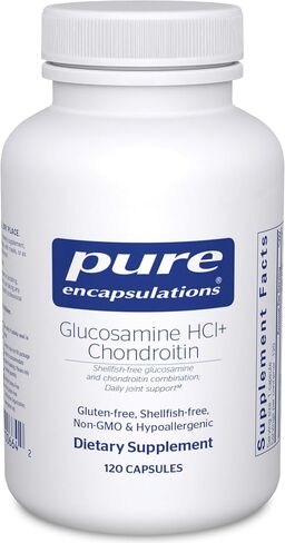 Pure Encapsulations Glucosamine HCl Chondroitin | Hypoallergenic Dual|Strength Support for Healthy Joint Motility and Function | 120 Capsules in Saudi Arabia