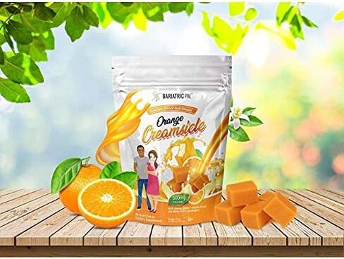BariatricPal Sugar-Free Calcium Citrate Soft Chews 500mg with Probiotics (90 Count) - Belgian Chocolate Caramel in Kuwait