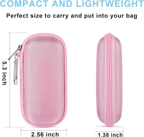 Travel Mini Case Compatible with Mini Blood Glucose Monitor,Protective Hard Shell Carrying Glucose Meter Waterproof Organizer for Diabetes Care Accessories in Kuwait
