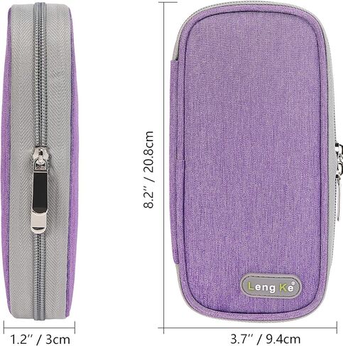 AYVANBER حقيبة سفر مبرد الأنسولين الصغيرة حقيبة تبريد محمولة لمرضى السكري مع عبوتين من جل الثلج قابلة لإعادة الاستخدام لأقلام الأنسولين أثناء السفر وغيرها من مستلزمات مرضى السكري (أخضر رخامي) in Kuwait