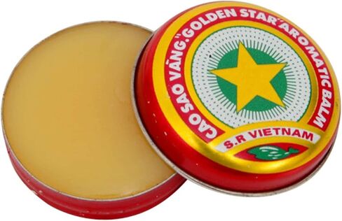Cao Sao Vang 3 X New Golden Star Balm Vietnam 3g Each/9g Total (Natural) in Saudi Arabia