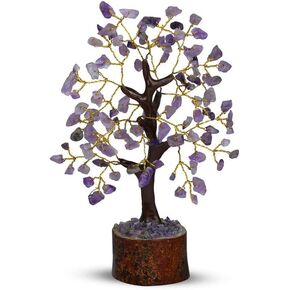 Amethyst Tree, Crystal Tree of Life, Amethyst Stone, Crystal Gift, Feng Shui Tree, Purple Room Decor, Amethyst Crystal, Crystal Gifts, Healing Energy Stones, Gem Tree, Crystals for Anxiety