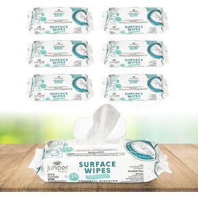 1 Pack Surface Cleaning Wipes Bleach Free, All-Purpose Cleaner for Bathroom, Kitchen, Office, 72 Count Soft Flow, Fresh Scent, Lint Free & Durable