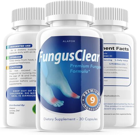 Alapor Fungus Clear - Probiotic Pills, Advance Formula Fungusclear Capsules, Max, for 30 Days Supply. in Saudi Arabia