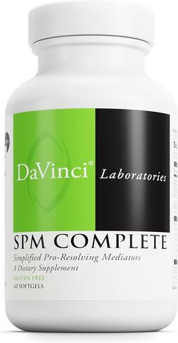 DAVINCI Labs SPM Complete - Omega-3 Supplement to Support The Immune System, Eye Health and Brain Health* - with Vitamin A, Vitamin D, Alaskan Cod Liver Oil and More - Gluten-Free - 60 Softgels in Saudi Arabia
