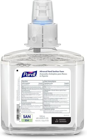 مجموعة المبتدئين من رغوة مطهر اليد المتقدمة من بوريل ES4، 1 - 1200 مل من رغوة مطهر خالية من العطور + 1 - موزع مطهر يدوي من الجرافيت من بوريل ES4 (عبوة من قطعة واحدة) - 5053-1G in Kuwait