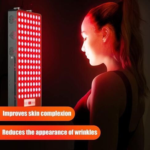 Red Light Therapy Device, Red 660nm & Near Infrared 850nm Infrared Light Therapy for Body, Light Therapy Panels with Adjustable Stand, 60pcs Dual Chips LEDs for Recovery and Skin Health. in Kuwait