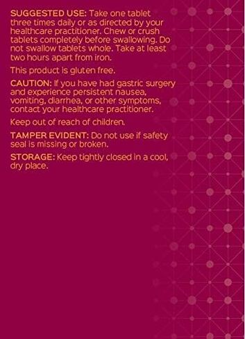 Bariatric Advantage Calcium Citrate Chewable 500 mg - for Bariatric Surgery Patients - High-Potency, Easy-Digest Tablets - Calcium Citrate - Bone Strength Supplements* - 90 Count - Chocolate in Kuwait