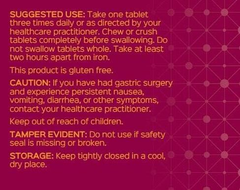 Bariatric Advantage Calcium Citrate Chewable 500 mg - for Bariatric Surgery Patients - High-Potency, Easy-Digest Tablets - Calcium Citrate - Bone Strength Supplements* - 90 Count - Chocolate in Kuwait