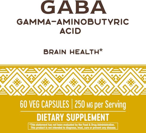 Nature's Way GABA Gamma-Aminobutyric Acid، يدعم صحة الدماغ*، 60 كبسولة in Saudi Arabia