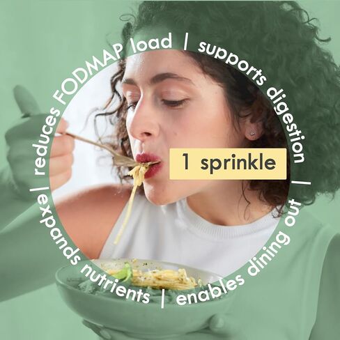 FODZYME من Kiwi Biosciences - إنزيمات هضمية جديدة تعمل على تفكيك FODMAPs Fructan (مثل Inulin، FOS)، وGalacto-Oligosaccharides أو GOS، واللاكتوز - مجموعة 5 جرعات للمبتدئين in Kuwait