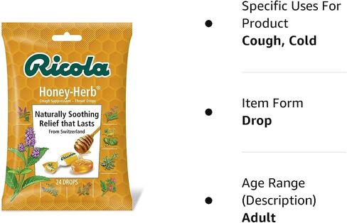 Ricola Honey Herb Throat Drop Pack of 3 in Saudi Arabia