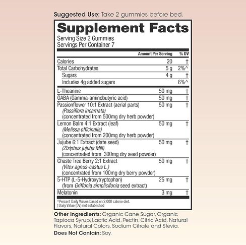 Winged Sleepyhead Gummies | Non-Habit Forming Natural Sleep Supplement | 8 Powerful Nutrients with Melatonin, L-Theanine, 5-HTP, Passionflower & Lemon Balm | Blueberry Lavender Flavor (7 Servings) in Saudi Arabia