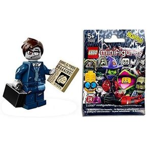 Lego mini figure series 14 businessmen Zombie Zombie Businessman [71010-13] by LEGO in Saudi Arabia
