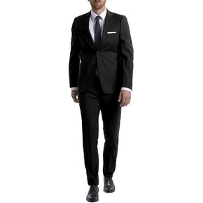 Calvin Klein Skinny Fit Men’s Suit Separates with Performance Stretch Fabric, Black, 34W x 30L in Saudi Arabia