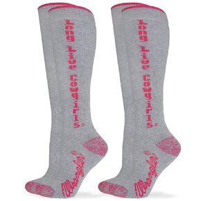 Wrangler Women's Long Live Cowgirls Boot Socks 2 Pair Pack