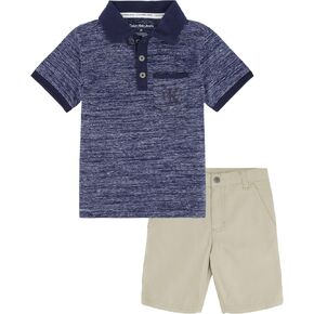 Calvin Klein boys 2 Pieces Polo Short Set in Saudi Arabia