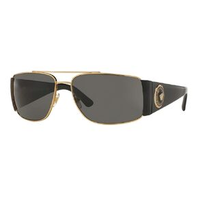 Versace VE2163 Rectangle Sunglasses For Men For Women + BUNDLE with Designer iWear Complimentary Eyewear Care Kit in Saudi Arabia