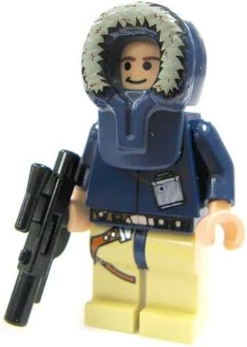 Han Solo (Hoth) - LEGO Star Wars Mini Figure with Short Blaster and Fur Hood in Saudi Arabia