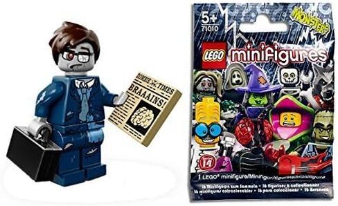 Lego mini figure series 14 businessmen Zombie Zombie Businessman [71010-13] by LEGO in Saudi Arabia