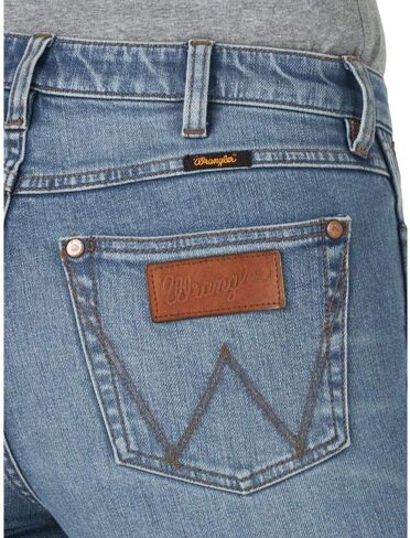 Wrangler Women's Retro High Rise Trouser Green Jean in Kuwait