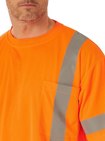 Wrangler Riggs Workwear Men's High Visibility Short Sleeve Safety T-Shirt in Saudi Arabia