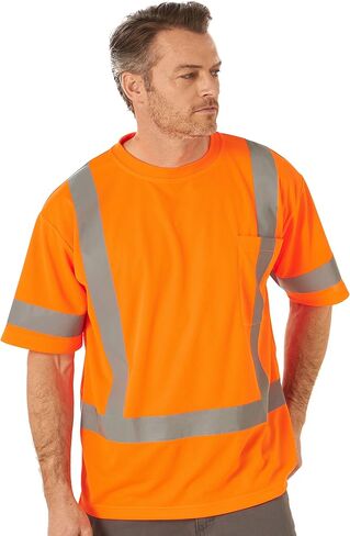 Wrangler Riggs Workwear Men's High Visibility Short Sleeve Safety T-Shirt in Saudi Arabia