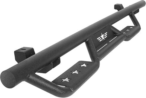 JLU Unlimited Running Board Side Step Nerf Bars Steel Compatible with Jeep Wrangler JL 2018 2019 2020 2021 2022 4-Door (Not fit for 2018 JK) in Saudi Arabia