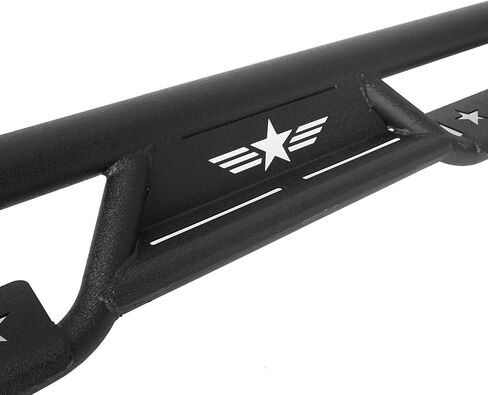 JLU Unlimited Running Board Side Step Nerf Bars Steel Compatible with Jeep Wrangler JL 2018 2019 2020 2021 2022 4-Door (Not fit for 2018 JK) in Saudi Arabia
