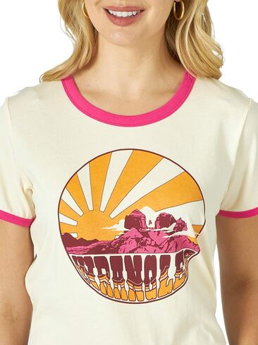 Wrangler Women's Short Sleeve Fitted Graphic T-Shirt's in Saudi Arabia